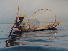 ...sur le Lac Inle,Birmanie...il y a plus de 30 ans...