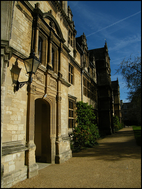 college doorway