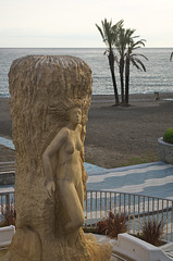 Modern sculpture at Almuñécar.