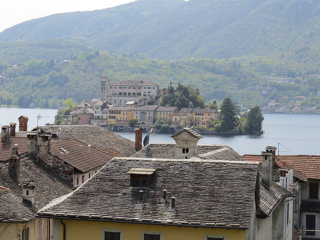 Dernier regard sur l'île San Giulio.