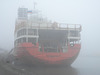 Schiff im Nebel