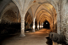 Le cellier de l'abbaye de la Guiche