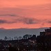 Edinburgh old town sunset
