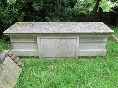 west wickham church, bromley, london (9) c20 tomb of william leonard dowton,  friba, +1949