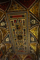 Italy, Duomo di Siena, Beautiful Ceiling in the Libreria Piccolomini