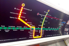 Canada 2016 – Toronto – Station indicator in the subway