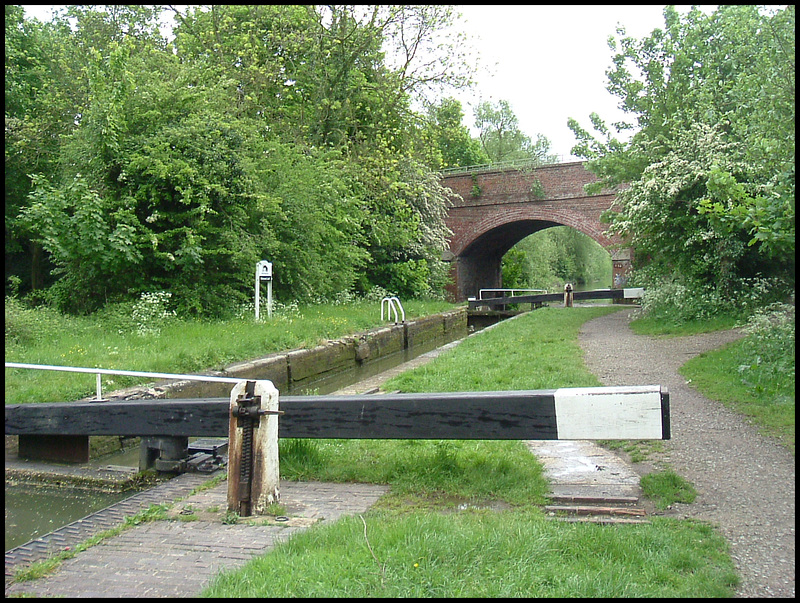 Wolvercote Lock in spring