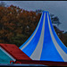 BLUE POINTED TENTS