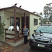 visit from cockatoos & currawongs