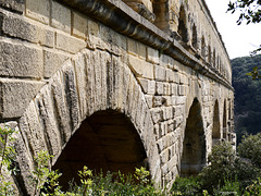 Up close and personal with the Pont du Gard