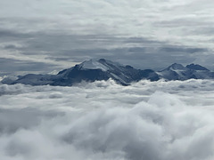 above the clouds