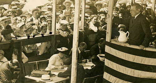 Woodrow Wilson—The Man of the Hour, Atlantic City, New Jersey, 1912 (Cropped)