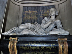 chelsea old church, london (85) c17 effigy of jane cheyne +1669 on tomb that eventually commemorated her husband charles too +1698 designed by pietro bernini in 1672 and carved by antonio raggi