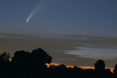 Comet Neowise (C/2020 F3) (view on black)