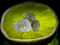 MM Süss Sauer Zuckerkristalle auf Limette