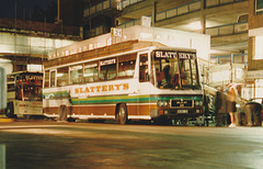 Slattery’s 8680 ZX at Victoria Coach Station, London – 24 Sep 1991 (152-7)