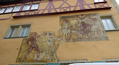 Die Wand in Rothenburg o.d.T.