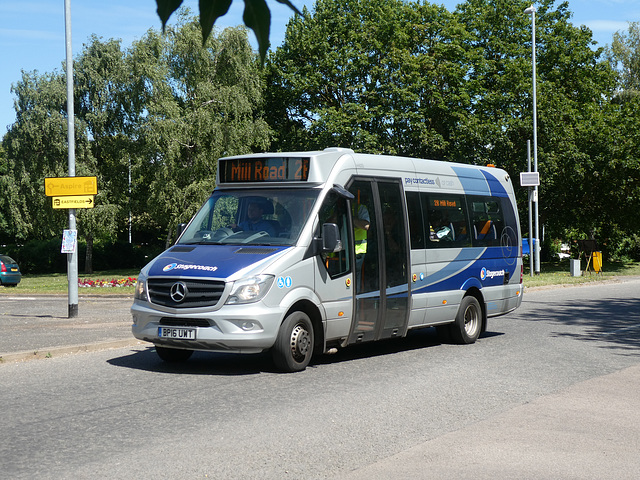 Stagecoach in Cambridge (Cambus) 44005 (BP16 UWT) working Mill Road shuttle 2B - 5 Jul 2019 (P1030068) Stagecoach in Cambridge (Cambus) 44005 (BP16 UWT) working Mill Road shuttle 2B - 5 Jul 2019 (P1030068)