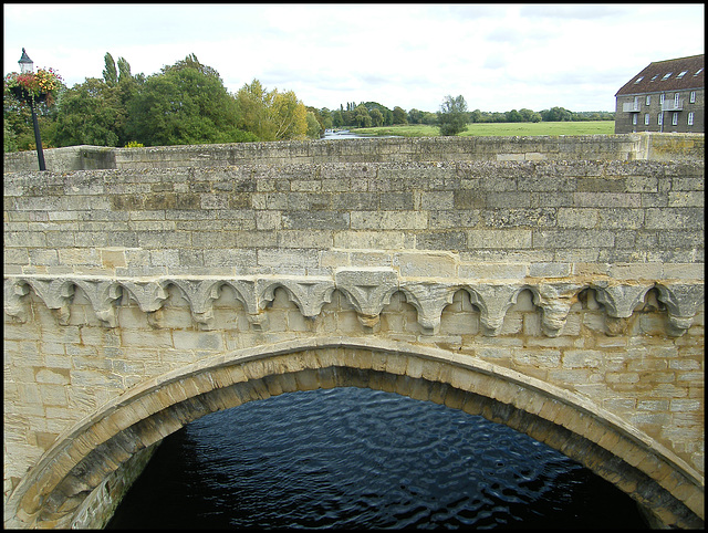 medieval bridge at Huntingdon