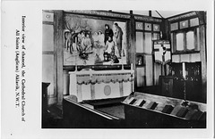 6138. Interior view of chancel, the Cathedral Church of All Saints (Anglican) Aklavik, N.W.T.