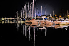 bateaux reflets nuit DSCF1221