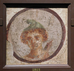 Paris in a Roundel Fresco from Pompeii, ISAW May 2022