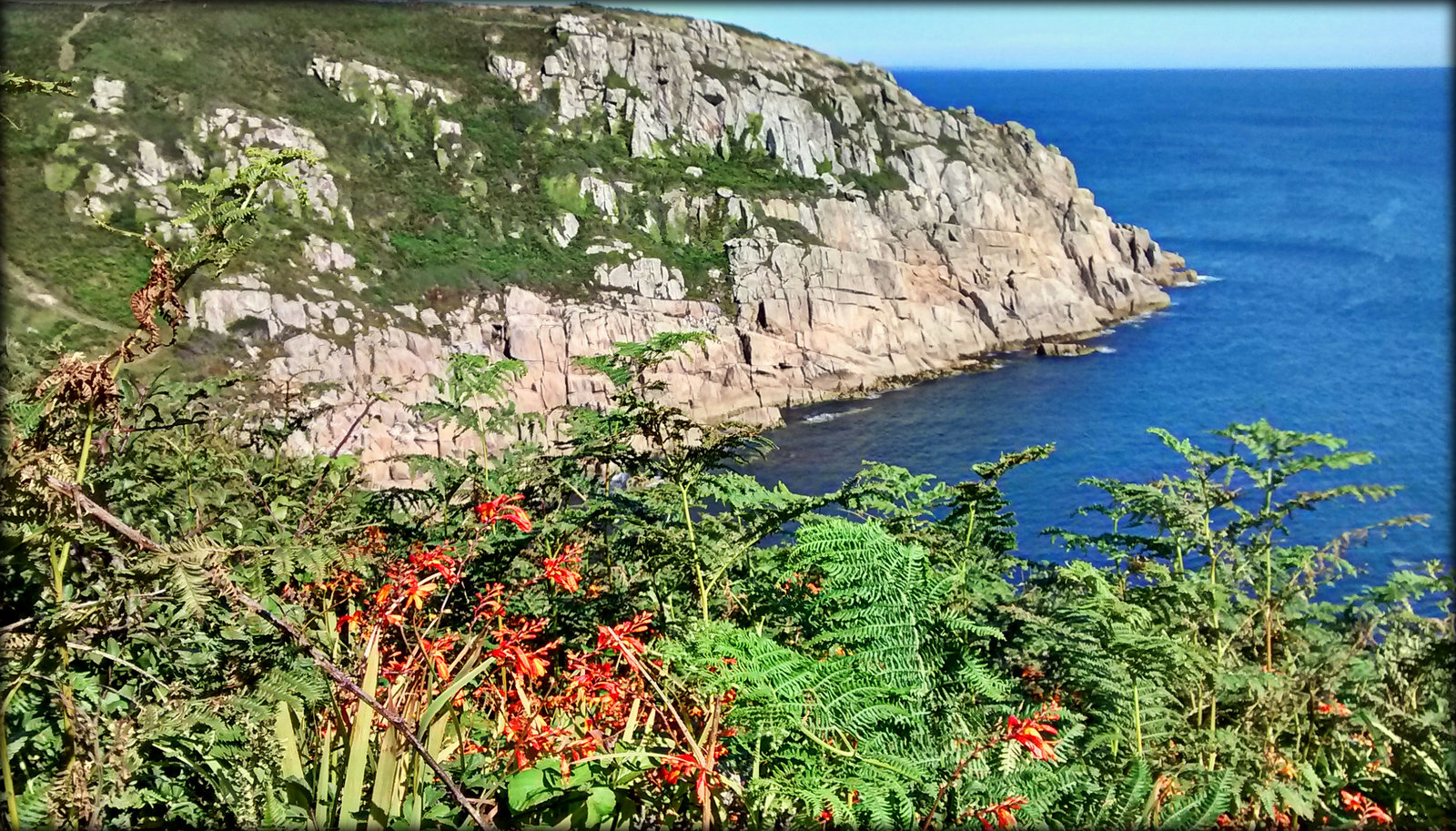 Cornish granite and coast