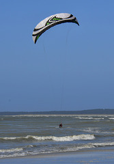 Plage du Crotoy en marée haute