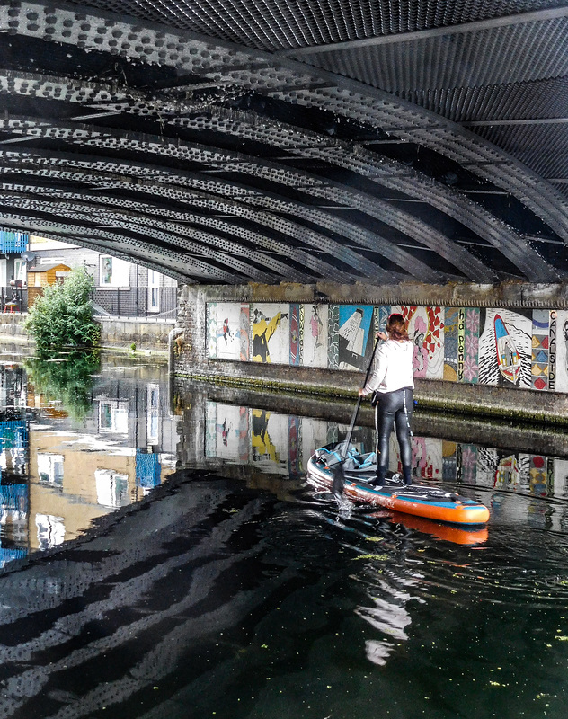 Paddling along