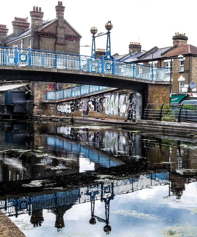 Bridge over calm water