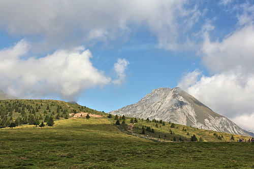 Blick zurück bei der Wanderung zum Kreuzjöchl - (Note)