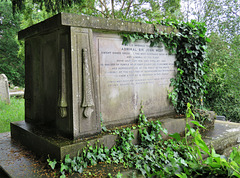 west wickham church, bromley, london (8) c19 tomb of admiral sir john west +1862