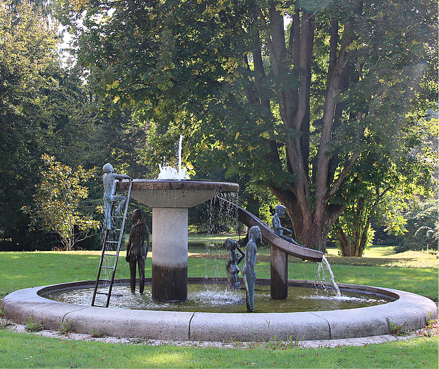 Brunnen zum Plantschen