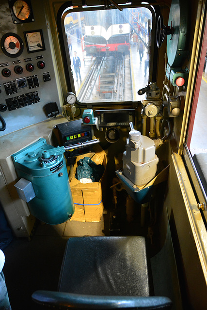 Open Dag Werkplaats Leidschendam 2014 – Train driver’s workplace