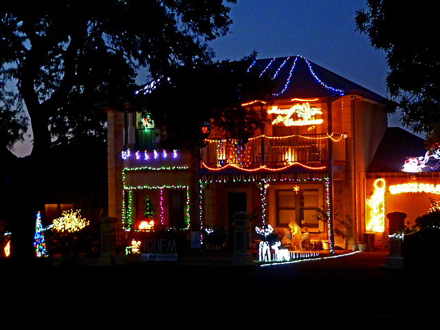 Christmas lights in Adelaide