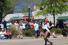 shot # 1 )  Studio South Dancers.....   ( this one, my grand daughter...:))   at our Annual Spring Festival     (as if she is acknowledging her cousin next shot over)