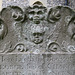 west wickham church, bromley, london (6) c18 gravestoneof george martin +1731 with cherub