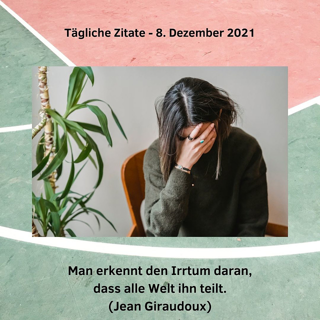 Tägliche Zitate - 8. Dezemer 2021