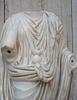 Detail of the Julio-Claudian Prince from Iponuba in the Archaeological Museum of Madrid, October 2022