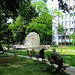 HBM from the deep shade and refreshment by the fountain