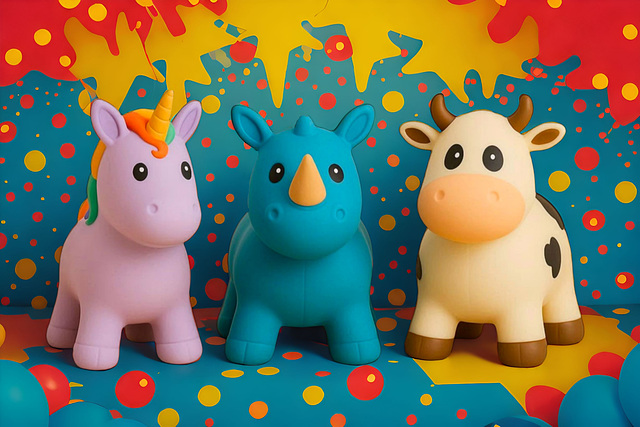 funny rubber animals ｡◕‿◕｡