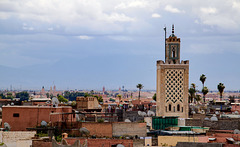A View over Marrakesh on a cloudy Day