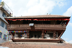 Kathmandu, A Top of Lakshmi Narayan Temple on Durbar Square