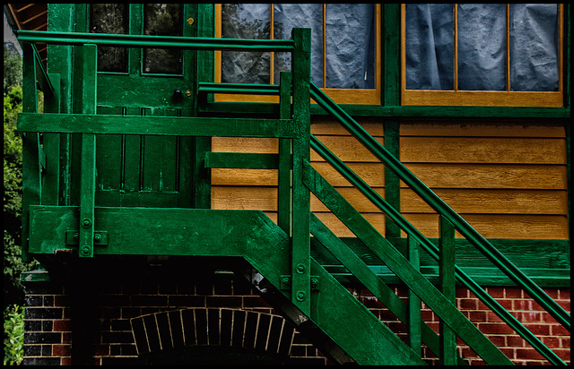 SIGNAL BOX STEPS