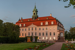 Schloss Lichtenwalde am Abend