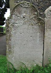 west wickham church, bromley, london (4) c18 gravestone of joane martin +1727,