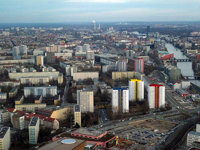 view from Televisiontower to Berlin _Germany