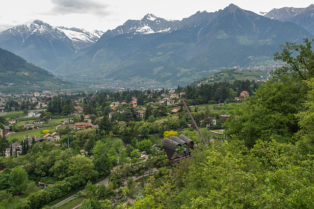 Aussicht auf die Aussichtsplattform