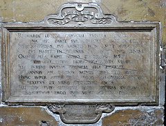 chelsea old church, london (77)epitaph on c16 tomb of richard jervoise +1563