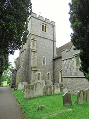 west wickham church, bromley, london (3) tower and nave rebuilt c19